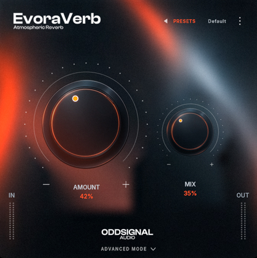 EvoraVerb Plugin UI